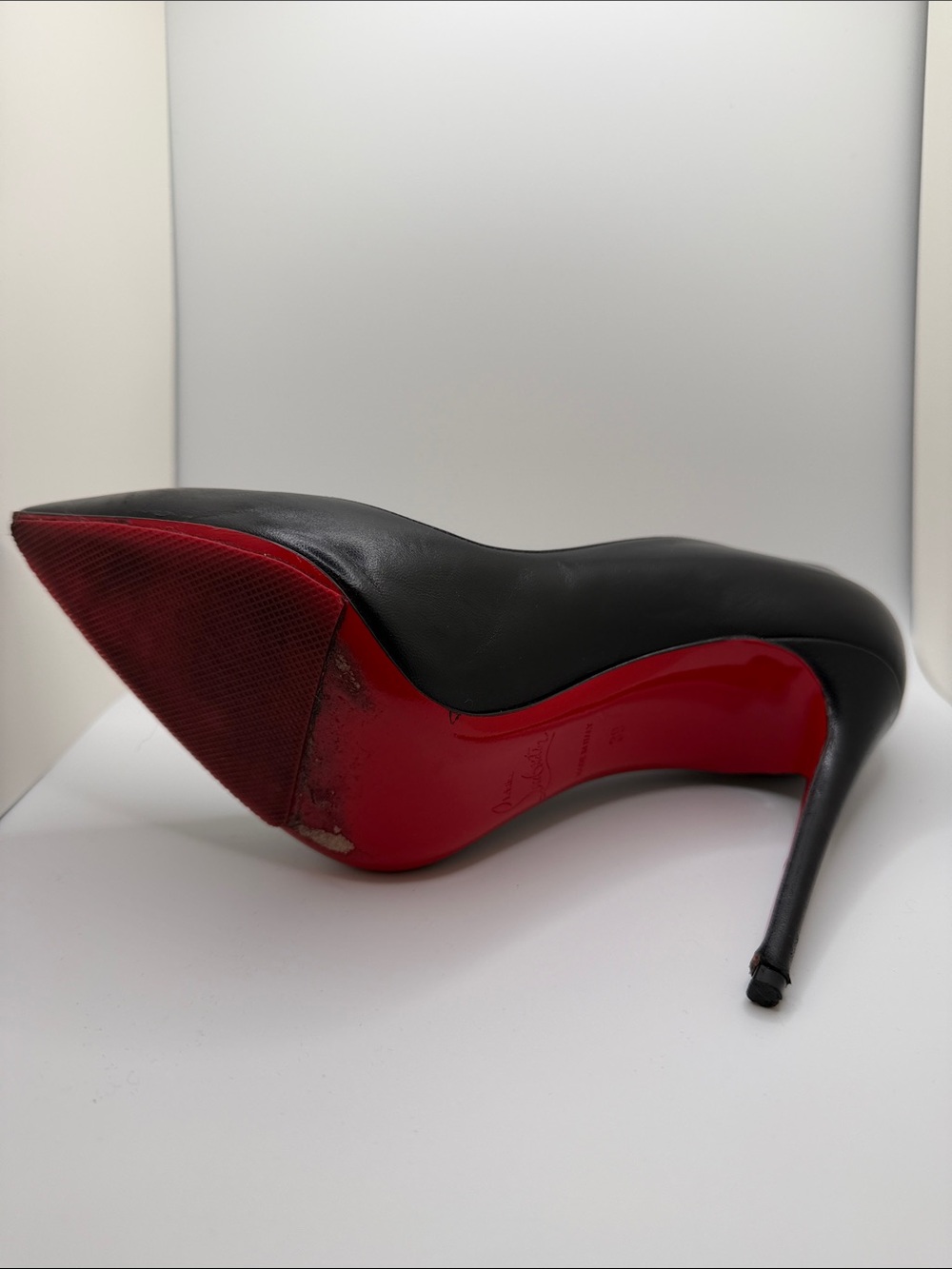 Christian Louboutin Pigalle 120 black leather (Size EU 39) - Picture 3 of 7